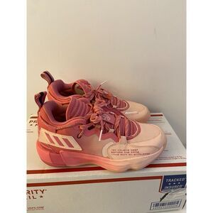Adidas Dolla Shoes Pink Girls size 4‎